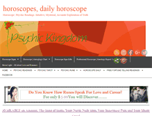 Tablet Screenshot of horoscope-psychic.com